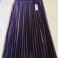 Dunnes faux leather pleated skirt