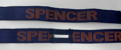Set of Spencer head and chin strap for use in spinal immobilisation with KED (Kendrick Extraction Device) by ambulance personal (EMT, Paramedic, Advanced Paramedic)