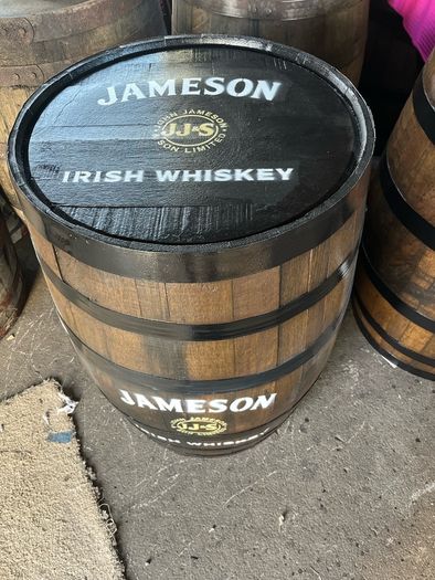 whiskey barrels