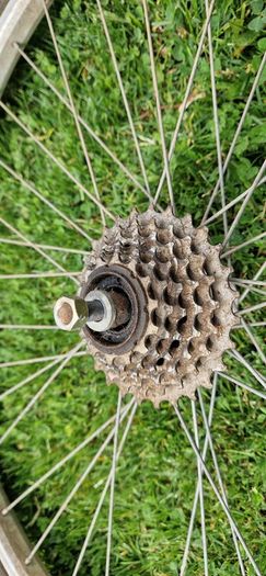 26" wheels (6 speed cassette)