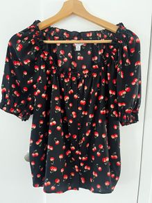 Ladies blouse M&S Cherry print