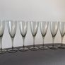 Rare Vintage 1960's Set of 6 Orrefors MIRABEL Smoke glasses. Image 4