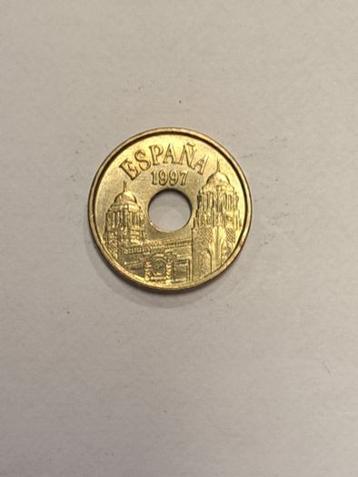 Spain 25 pesetas coin