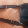 Brand new navy leather handbag Image 6