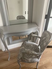 Mirror, Table , Chair