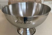 Coca Cola Ice Bucket Stainless Steel Large Bar Bowl 11.5 Litre