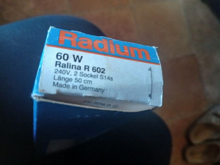 New Radium Ralina 60 W, 50 cm bulb