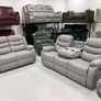 Roma 3+2 Manual Leather Recliner Sofa Set Image 2