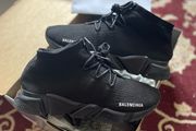Balenciaga Speed Runner Laced Up Triple Black