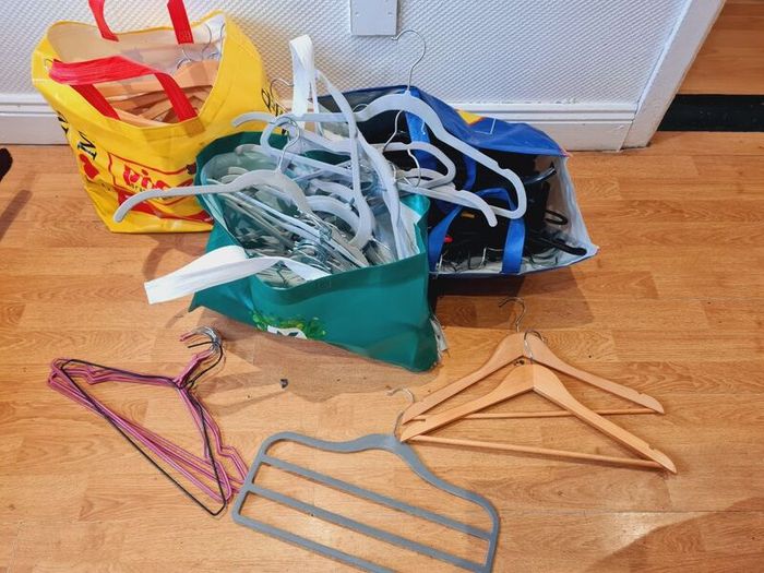 Clothes hangers lot