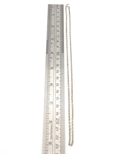 Vintage 925 Sterling Silver Short-Medium Belcher Chain