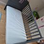 Cot Bed with Mattress (Grey or White) Image 6