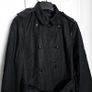 Zara Black Long Trench Coat Size M Image 6