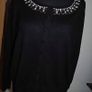 Black detailed M&S Cardigan size UK18 EU46  Postage included Image 2