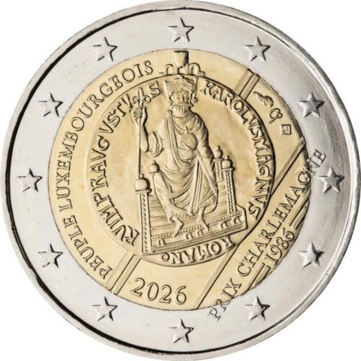 Luxemburg 2 Euro Commemorative Coin 2026 - People of Luxembourg. Uncirculated.