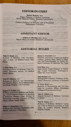 1987. The Merck Manual Fifteenth Edition. Medical. Hardback. In Good Condition