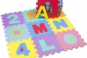 (FREE POSTAGE)  36pc ABC Foam Mats Multi-Coloured | Soft Eva Foam Mats for Kids | Baby Foam Play Mat Floor Mats for Children | Soft Play Mats with Alphabet &amp; Numbers | Jigsaw Puzzle Kids Floor Mats | EN71 Safe
