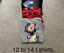 Boys 12 to 14 t shirts