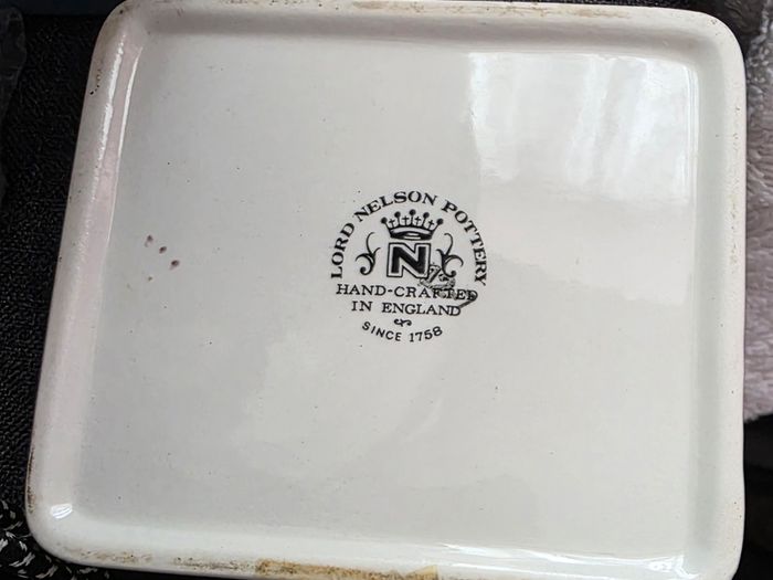 Lord Nelson tinket box and 2 ring Dishes