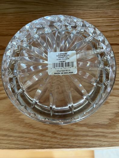 Waterford Crystal Lismore Champagne/Wine Coaster - BNIB Mint Condition