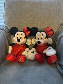 2 Minnie Mouse Plush Dolls