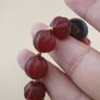 Vintage Melon Shape Carnelian Agate & Etched Carnelian Bracelet Image 9