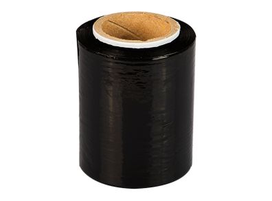 New 0.2kg 100mm Strong Black Mini Foil Pack Roll Stretch Shrink Wrap Fi50 #1087