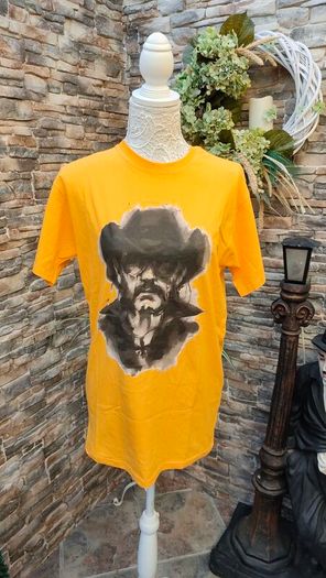Lemmy from Motorhead t-shirt. Amazing print Brand new.It's a medium on the tag but it would be more of a small to a slim medium.