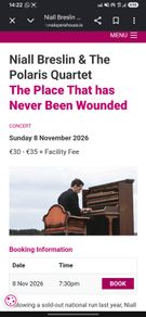 Niall Breslin Wexford opera house