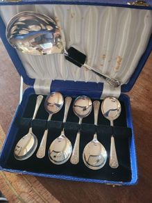 antique silver spoons