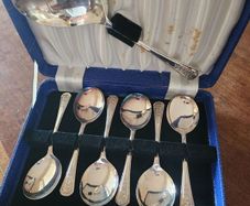 antique silver spoons