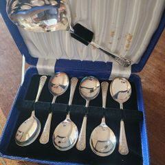 antique silver spoons