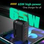 Ldnio Ld 65w Gan Pd 3 X Usb-c Charger Image 3