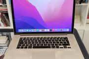 Apple MacBook Pro A1398 Retina 15.4" Mid 2015 256GB SSD 16GB Ram 2.80 GHz Core i7 macOS Monterey (Battery Cycle: 818)