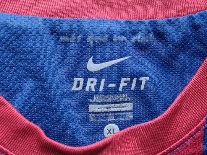 FCB FC Barcelona Football Soccer Jersey Shirt Unicef Nike Size XL Extra Large