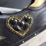 Rebecca Minkoff Michell black and gold leather trainers Sz 41 (Fit 8-8.5UK) - Rrp 195 - BNIB Image 10