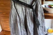 Black grey skirt