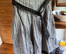 Black grey skirt