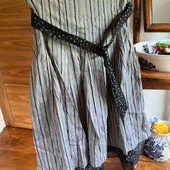 Black grey skirt