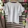 top savida x small white top with frill detail Image 8