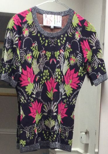 Joanne Hynes Designer Lurex Top Size 10
