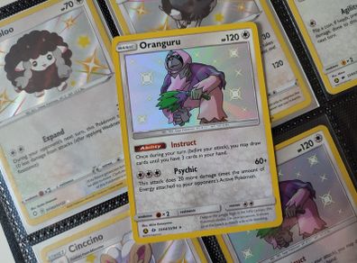 Oranguru ! Secret Rare ! from Secret Vault ! Hidden Fates Set ! 2019 ! Pokemon Card !