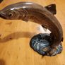 Beswick Leaping Brown Trout Vintage X 2. Model 1032 Trout. 16cm Heigh.  Model No 1390 Trout 11cm Heigh. See Photos. Image 9