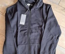 New:  Black Fluid hoodie age 13