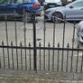 Gate. 8.5ft length Cast Iron Metal Garden Gate Image 3