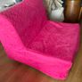 Pink IKEA chair bed Image 2
