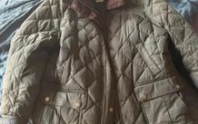 LL Bean womens quilted wax jacket