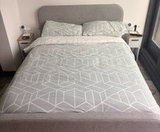 Contemporary Grey Bed Frame