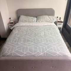 Contemporary Grey Bed Frame