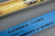 Antiques Religious Baptismal Candle